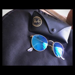 Ray-Ban cobalt round sunglasses